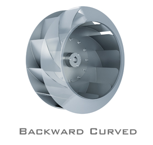 backward curved wheel